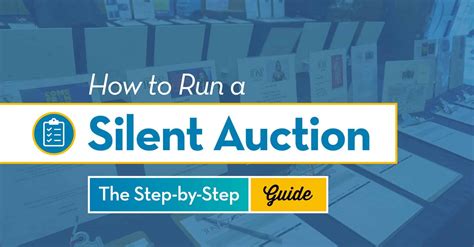 how does a silent auction work.